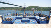 8 Thickness U Sofa Set, Floor Cushions, Handmade Arabic Sofa, Oriental Sofa